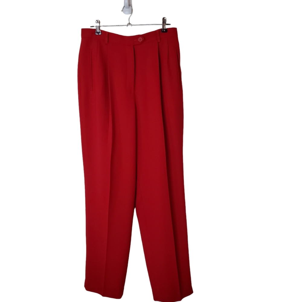 Nygard Collection red lined trousers 6P